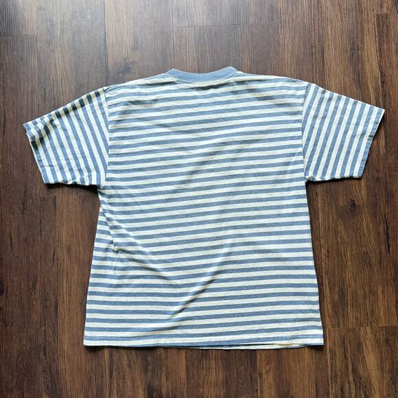 Belton Vintage Striped Nautical Tee XL – Made in USA Cotton Preppy Coastal - Picture 5 of 5